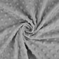 Tl Care Minky Dot Chenille 4 Piece Toddler Bedding Set, Gray, For Boys And Girls
