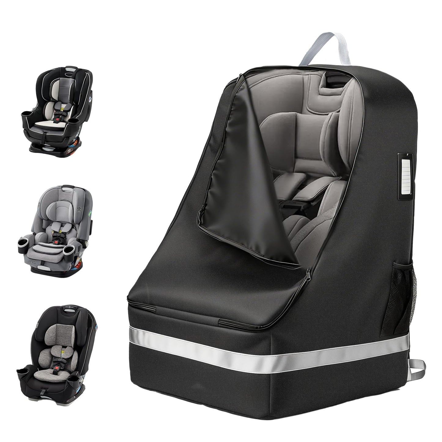MEIJIAYOU Car Seat Travel Bag Compatible with Graco, Infant Car Seat Travel Bag for Airport, Padded Car Seat Carrier Bag for Air