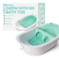 Frida Baby 4-In-1 Grow-With-Me Baby Bathtub, Baby Tub For Newborns To Toddler With Removable Bath Seat & Backrest For Bath Suppo