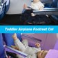 Awahitawa Toddler Travel Bed, Airplane Travel Seat Essentials Kids, Portable Toddler Bed, Baby Airplane Travel Cot Accessories,