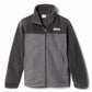 Columbia Kid'S Steens Mt Ii Fleece Jacket, Soft Fleece With Classic Fit Outerwear, City Grey/Shark, 12/18