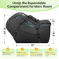 Yorepek Extendable Car Seat Travel Bag For Airplane, Fit For Doona,Nuna,Graco,Uppababy Infant Car Seat, Carseat Bags For Air Tra