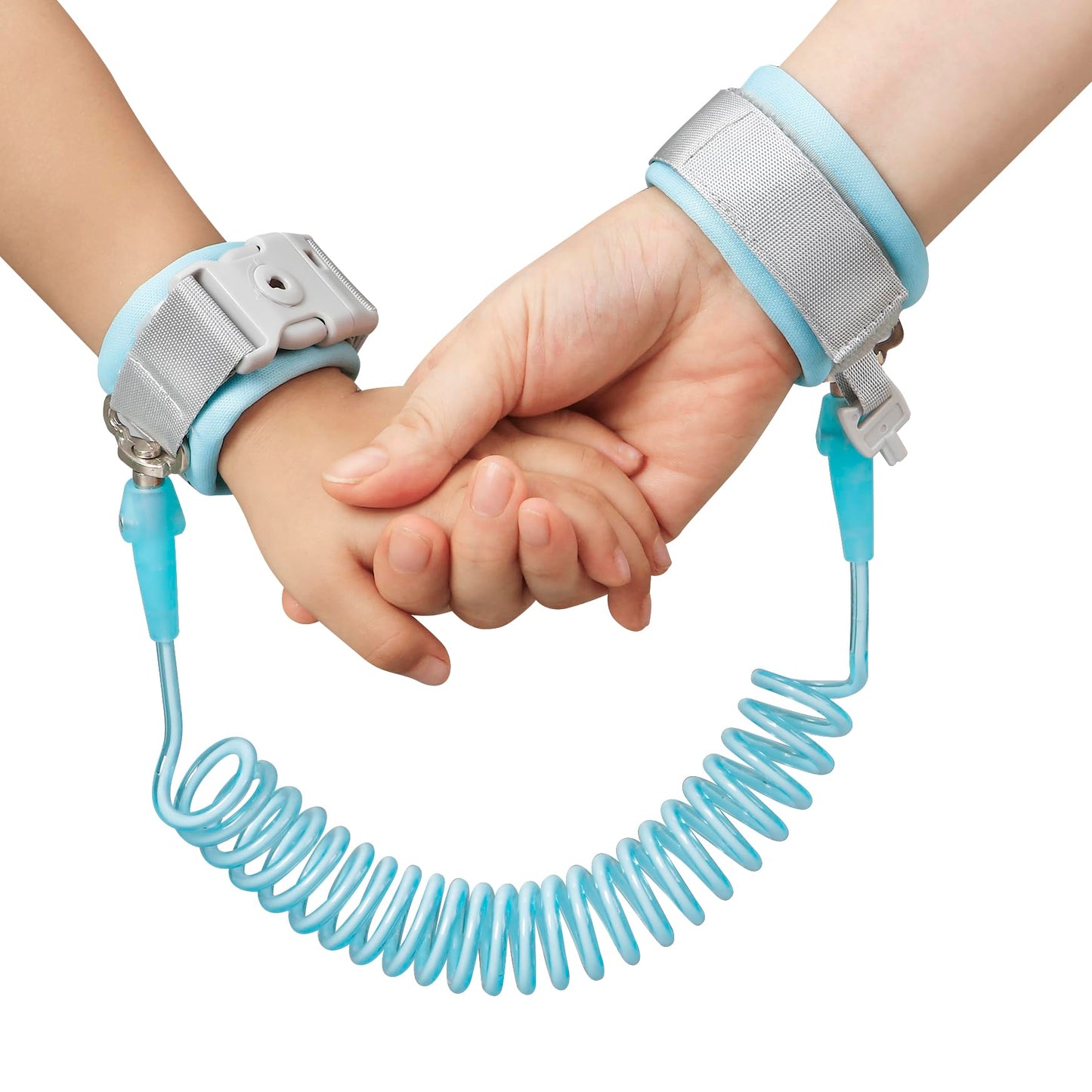 Pandaear Anti Lost Wrist Link, Toddler Harness Walking Leash Safety Child Wristband Leashes For Babies Kids -Blue