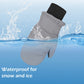 American Trends Toddler Mittens Snow Boys Waterproof Gloves Kids Ski Winter Gloves For Girls Infant Baby Mittens Black 4-6 Years