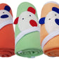 BRANDONN Newborn Original 3PCS.. Big Size (36 X 27) Cute Baby Blankets for Babies (Orange, Peach, CGreen; Pack of 3)