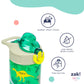 Zak Designs Disney Superkitties Sage Kids Water Bottle For School Or Travel, 16Oz Durable Plastic Water Bottle With Straw, Handl