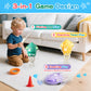 Dancing Squid Baby Toy, Dancing Octopus Tummy Time Toys for Toddlers, Infant Crawling Walking Baby Toys with Music & Light for 3