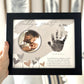 Baby Child Keepsake Handprint Frame For Daddy With Poetry - Loving Gift For Dad For Christmas, Father'S Day, Birthday- Made In U