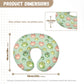 Tongluoye Cute Frog Nursing Pillow Cover For Boy Girl Breastfeeding Pillow Slipcovers Stretchable Newborn U-Shaped Breastfeeding