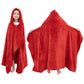 Hiturbo Kids Hooded Fleece Towel: Soft Plush Pool Beach Towel Wrap - 50'X30' Toddler Bath Blanket For Boys Girls 3-12 Years (R