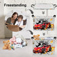 Clastyle Sport 3D Racing Car Boy Room Basket Racing Flag Monster Truck Toy Book Shelf Basket Large Rectangle Collapsible Dirty C