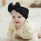Jollybows Baby Girl Headband Bows Nylon Head Wraps Newborn Hairbands Infant Toddler Hair Bow (6- Black White Khaki)