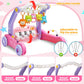 2 In 1 Baby Gym Play Mat With Walker, Kick And Play Piano Gym Activity For Boys Girls, Musical Activity Center Tummy Time Mat Fo