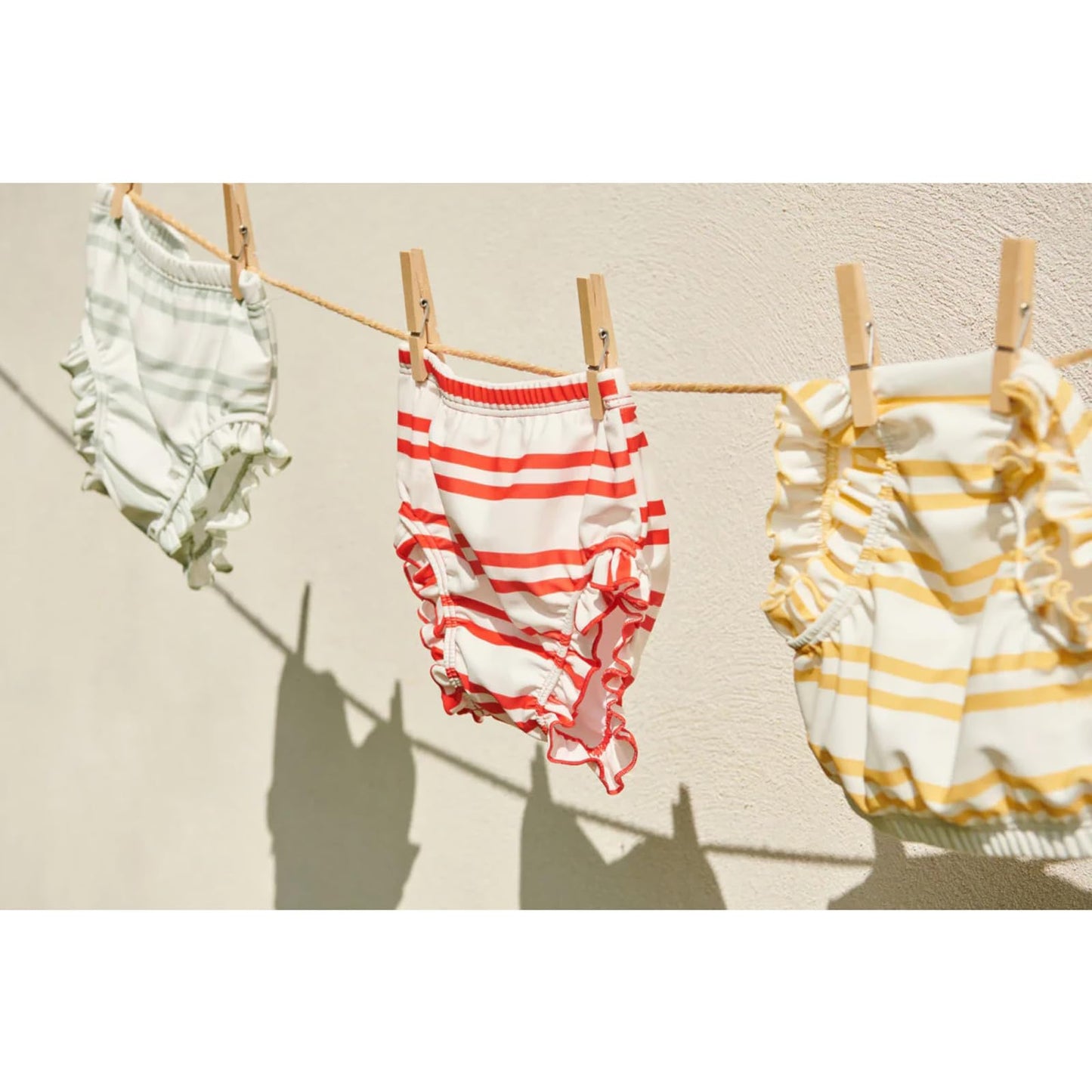 Ldioif Infant Baby Girl Swim Diapers Washable Reusable Swimming Diaper Bpa Free Swimmers Swim Pants Ruffle Water Diapers 3-9M