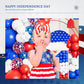 Yanjie 4Th Of July Flag Baby Nylon Headbands Bows Red Blue White Star Spangled Hairbands Bows Hair Accessories For Newborns Todd
