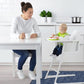 Baby Splat Mat For Under High Chair, 51 X 51 Inch Splash Mat, Waterproof And Washable Spill Mat, Anti-Slip Floor Protector, Safa