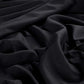 Ntbay Toddler Sheet Set - 3-Piece Microfiber Crib Sheet Set - Flat Sheet, Fitted Sheet, Pillowcase - Solid Toddler Bedding, Blac
