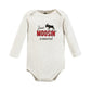 Hudson Baby Baby Cotton Layette Set, Winter Moose, 6-9 Months