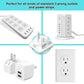 Outlet Covers (55 Pack) With Hidden Pull Handle Baby Proofing Plug Covers 3-Prong Child Safety Socket Covers Electrical Outlet P