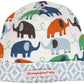 Magnificent Baby Baby-Boys Newborn Reversible Cozy Cap, Elephant/Marrakesh, One Size