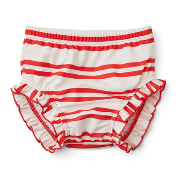 Ldioif Infant Baby Girl Swim Diapers Washable Reusable Swimming Diaper Bpa Free Swimmers Swim Pants Ruffle Water Diapers 3-9M