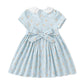 Simplee Kids Toddler Light Blue Dress Toddler Summer Dress Smocked Toddler Floral Dress Baby Blue Dress 4T