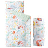 Bunnikins & Clover Toddler Nap Mat with Removable Pillow, Toddler Sleep Mats for Daycare, Easy Clean Floor Bed for Kindergarten,
