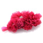 My Lello Baby Headband Shabby Fabric Flower Cluster Stretchy Elastic Hot Pink