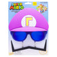 Sun-Staches Super Mario Purple Waluigi Sunglasses | Costume Party Favor | One Size Fits Most
