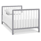 Carters by DaVinci Colby 4-in-1 Convertible Mini Crib with Trundle Drawer in Grey and White, Greenguard Gold Certified, Undercr