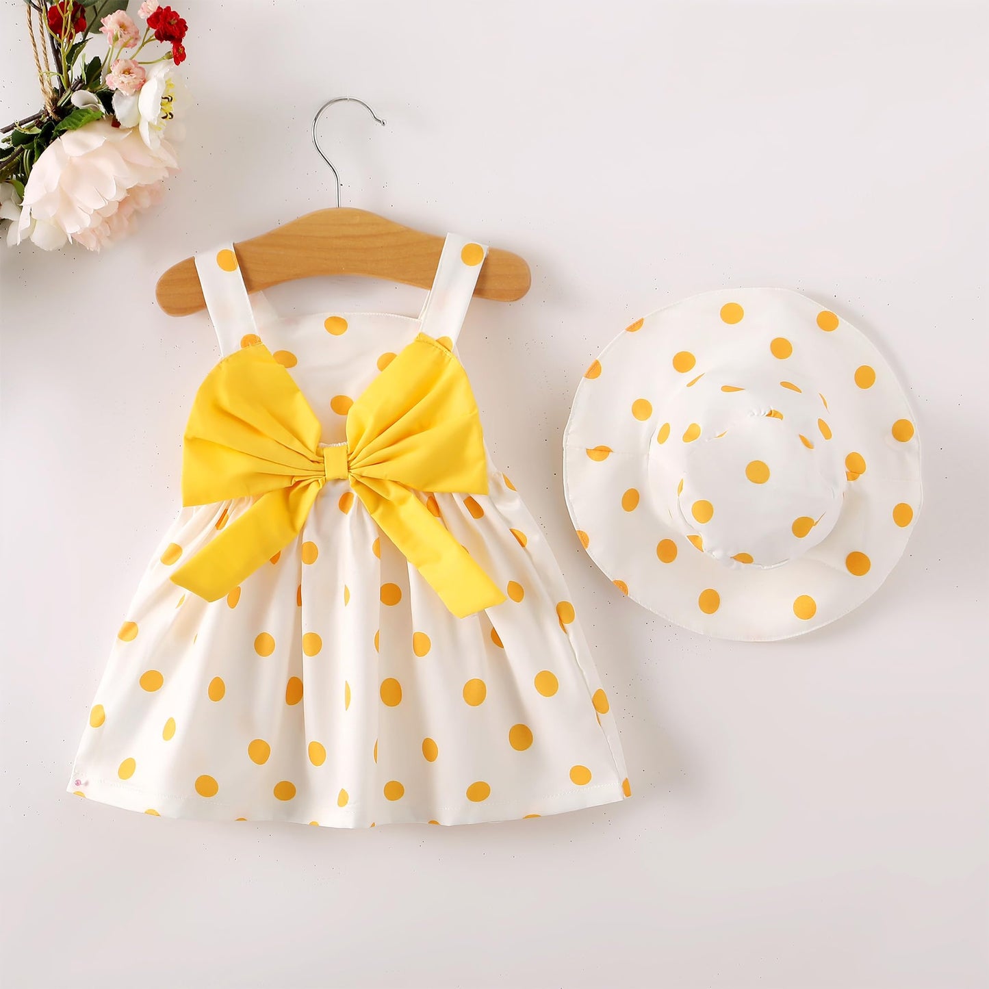Toddler Girl Clothes Little Girl Summer Dresses White Polka Dot Sleeveless Dresses Sundress Summer Outfits Toddler Dress For Gir