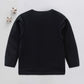 Baby Boys Girls Button-Down Cardigan Toddler Cotton Knit Sweater, 12-18 Month/80, Black