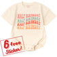 VFAZ Half Birthday Outfit Baby Girls - 1/2 Way To One Boy 1st 6-12 Months Bubble Romper Short Sleeve Gifts Newborn Toddler