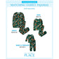 The Children'S Place Baby Kids 2 Piece Family Matching, Holiday Pajama Sets, Cotton, Green Christmas Woodland Animals