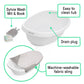 Ingenuity Sylvi Full Comfort 3-in-1 Grow with Me Baby Tub, Newborn to Toddler Baby Bath Tub, Supportive Sling, Includes Sylvie W