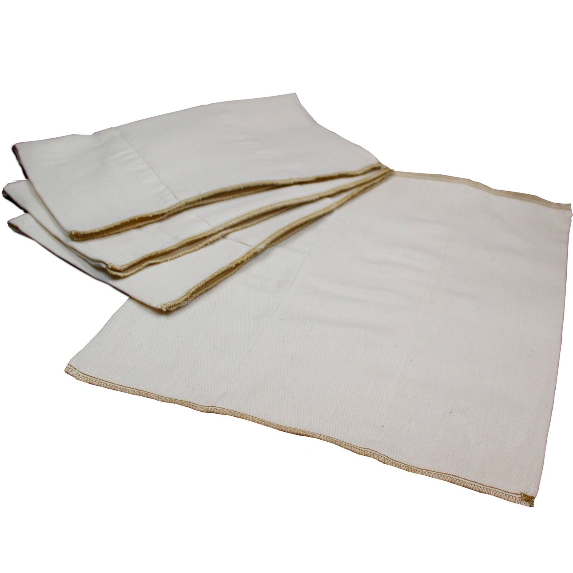 OsoCozy Better Fit Unbleached Prefold Cloth Diapers -100% Cotton, Gauze Weave, Sized for Tri Folding - Size 3 - (Toddler 4x8x4 F