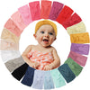 23 Pack Baby Nylon Headbands Hairbands Top Knot Headband Elastics Handmade Hair Accessories For Baby Girls Newborn Infant Toddle