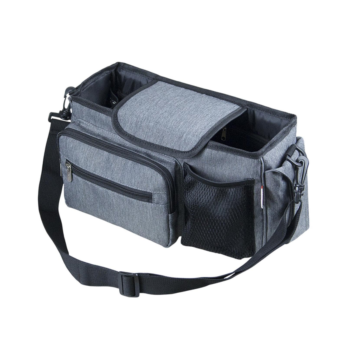 ATORSE Stroller Organizer Bag Portable Mommy Travel Bag for Outdoor Outgoing Travel Gray