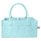 Mr. Pen- Baby Diaper Caddy Organizer, Mint Whisper, Baby Caddy Organizer With Handle, Compact Size, Collapsible & Portable