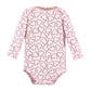Hudson Baby Unisex Baby Cotton Long-Sleeve Bodysuits, Girl Daddy, 12-18 Months
