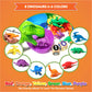 Jumbo Sorting & Counting Dinosaurs Matching Game - Educational Dinosaur Toys for 3 4 5 Year Olds with 54 Math Manipulatives, Din