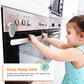 Gcrq 2 Pcs Oven Door Lock Child Safety, Oven Baby Proof Childproof Oven Front Lock Easy To Install And Use Heat-Resistant And Du