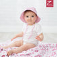Zutano Baby Girls' Floppy, Hot Pink Candy Stripe, 24 Months