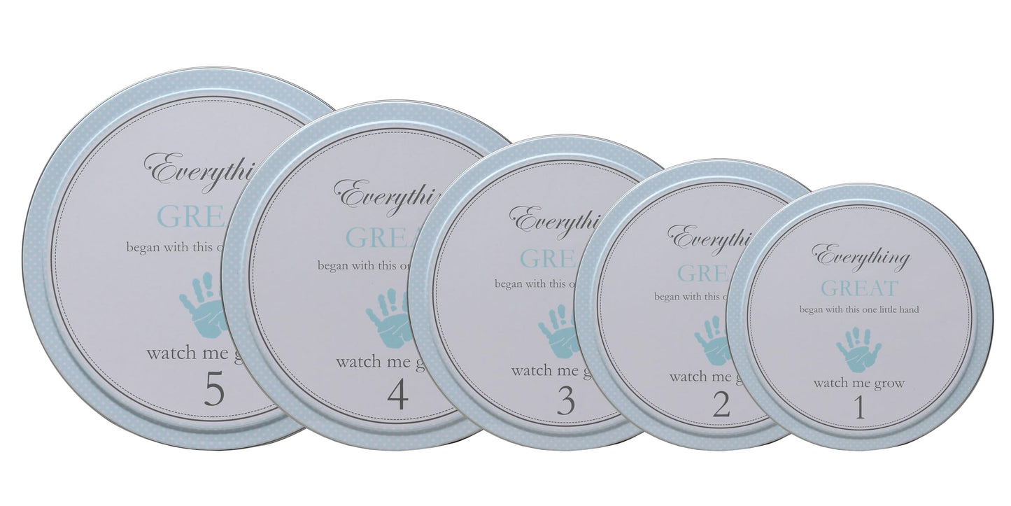 Child To Cherish Handprints Tower Of Time Kit, Blue
