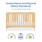 Delta Children Essex 4-In-1 Convertible Crib, Natural