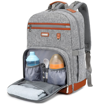 Billiton Mashi Diaper Bag Backpack, Diaper Bag For Baby,Large Capacity With Insulated Pockets Multifunctional Baby Bags Backpack