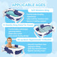 Bebeleh Collapsible Baby Bathtub With Thermometer - Bathtub + Baby Tub Sling + Newborn Sling - Baby Bathtub Newborn To Toddler 0