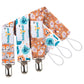 Babygoal Animal Pacifier Clips, 6 Pack Pacifier Holder For Boys And Girls Fits Most Pacifier Styles &Teething Toys And Pacifier