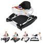 HONEY JOY Baby Walker, 6-in-1 Foldable Baby Walker and Bouncer Combo, Infant Activity Walker with Wheels, Adjustable Heights, Ro