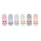 Vwu 6 Pack Baby No Show Socks Toddler Low Cut Cotton Socks Animal 0-5T (1-3T, Cat (Grip Sole))